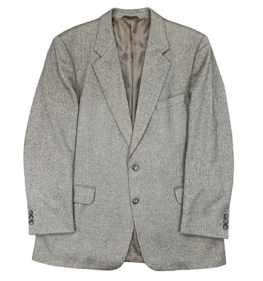 Eduard Dressler Ermenegildo Zegna 100% Cashmere Blazer Jacket Grey Blend 42R